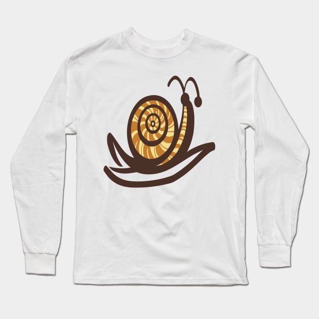 Snail Long Sleeve T-Shirt by Shop-now-4-U 